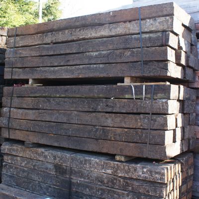 Reclaimed Railway Sleepers (Grade A Oak)