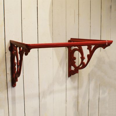 Original Victorian red sink bracket 