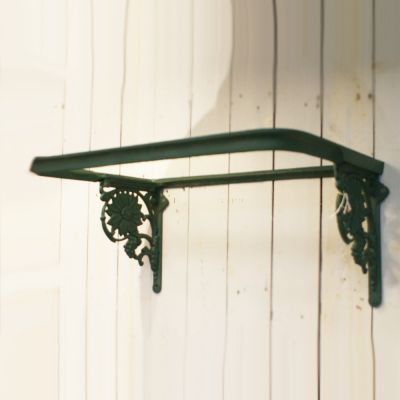 Original Victorian green sink bracket 