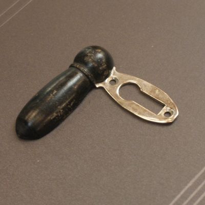 Ebonized Beech Escutcheon Nickel