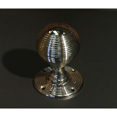 Nickel Beehive Handles / Door Knob