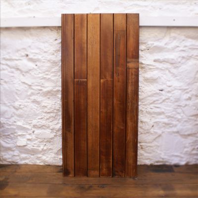 Reclaimed pitch pine wall cladding 