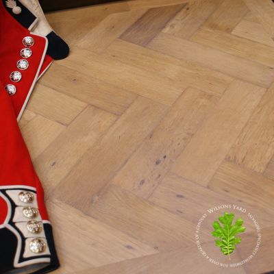 Vintage English Oak Parquet