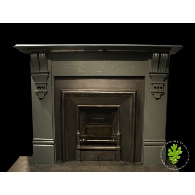 Beautifully restored Victorian painted slate fireplace
