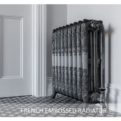 Cast iron radiators made to order decorative & French embossed 