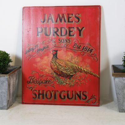 James Purdy & Sons shotgun sign