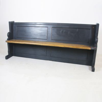 Lovely painted  3 seater church pew