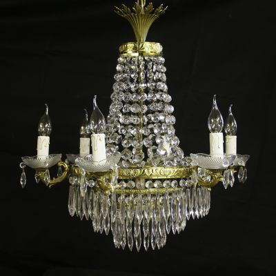 Pretty vintage French chandelier 