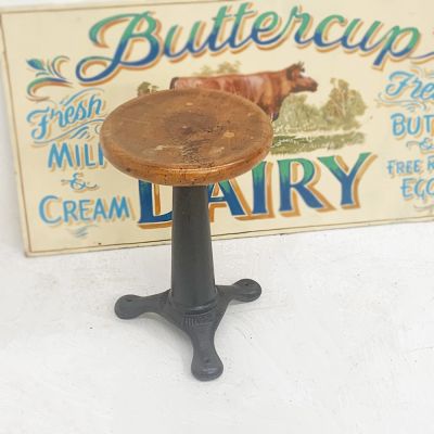 Restored vintage machinist stool