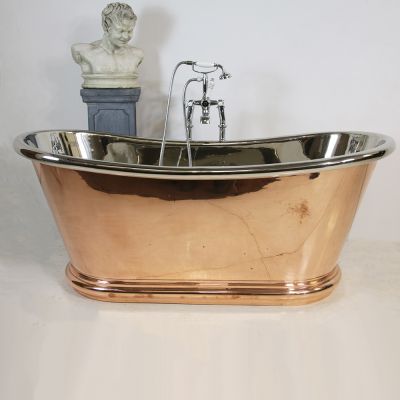 Coper bath with Nickel interior 