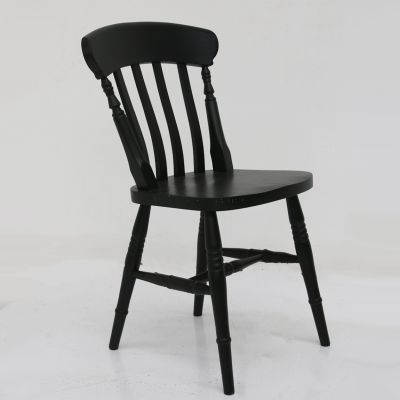 Slotted back dining chair