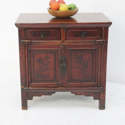 Vintage handmade cabinet in the style of Jiangsu Province