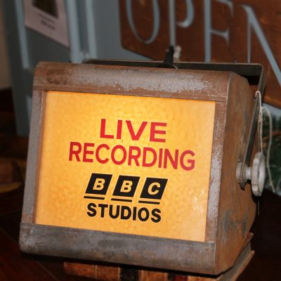 BBC live on air sign 