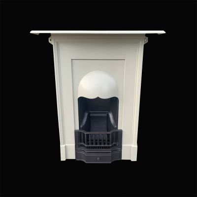 Pair of restored Edwardian bedroom fireplaces