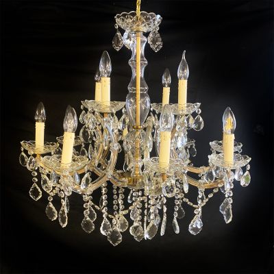 Restored vintage Marie Teresa chandeliers