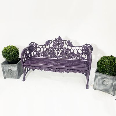 Beautiful Cast Iron Coalbrookdale style benches 