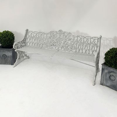 Beautiful Cast Iron Coalbrookdale style benches 