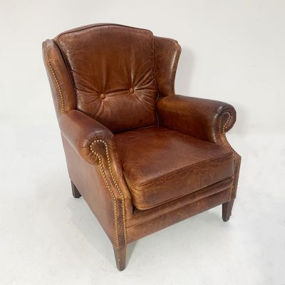 Vintage style Gentleman's wingback chair