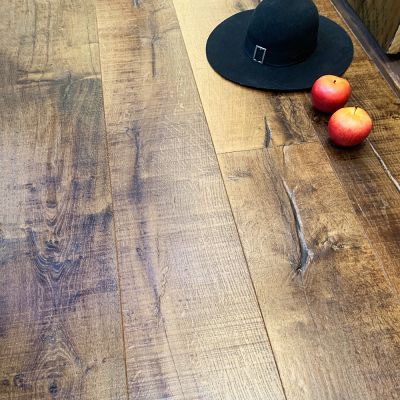 Exclusive - Wilsons pre finished engineered Amish Oak wide plank 
