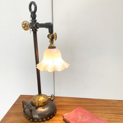 Funky industrial desk lamp 