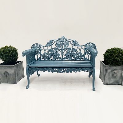 Beautiful Cast Iron dog Head Garden Benches