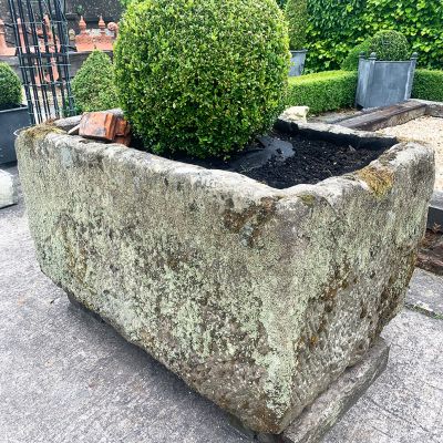 Beautiful weathered large Georgian stone trough