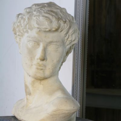 Decorative composite stone bust 