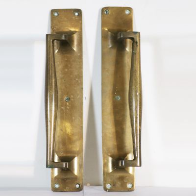1 of 2 pairs of original antique Brass door pulls