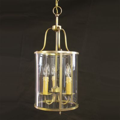 Pretty French lantern supporting 3 candles