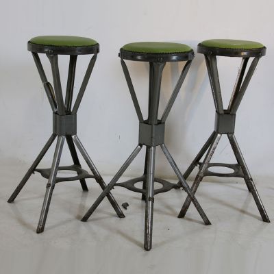 Vintage industrial stools