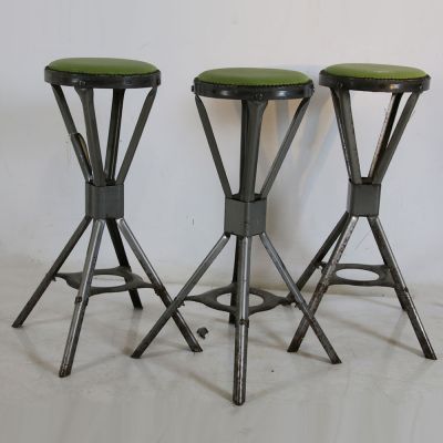 Vintage industrial stools - sold ref inv no: 116970