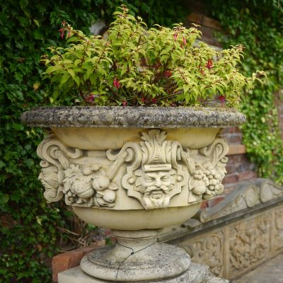 The Triton Collection - Ragley Urn on Mid Height Classical Plinth