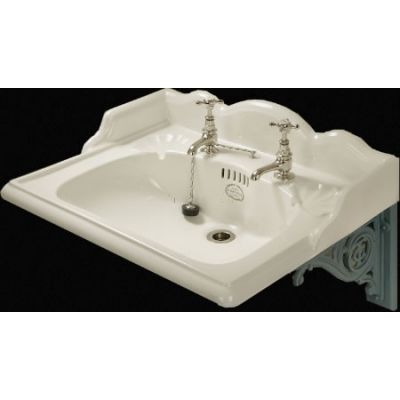 25 Inch Washbasin Set - White China.