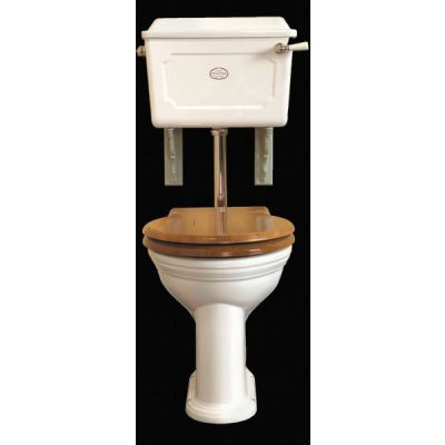 Low Level Set Ceramic Cistern White China