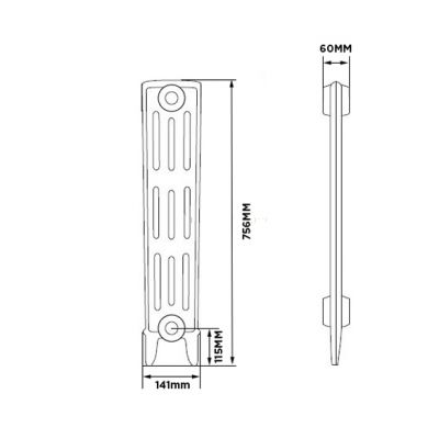 Neo classic 800 x 900 5600 btus