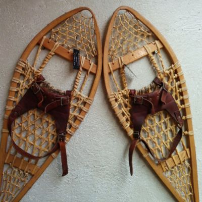 Wooden Snowshoes - Huron Style