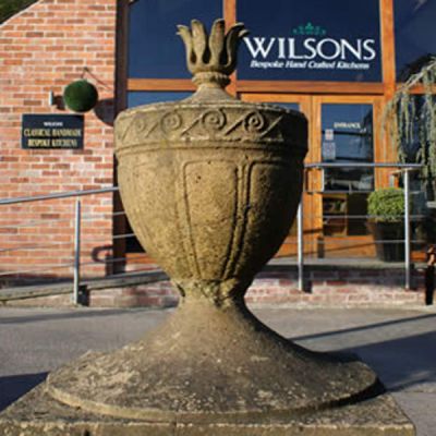 1930's Stone Pillar Caps - sold ref inv no: 112494