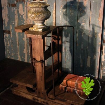 Vintage Potato Scales / Lamp Table