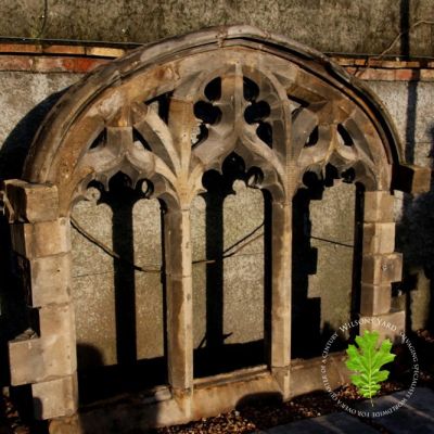 Original 19th Century Gothic Sandstone Window