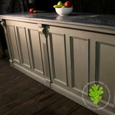 Edwardian style Zinc Top Counter / Bar