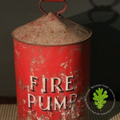 Antique Red Fire Pump