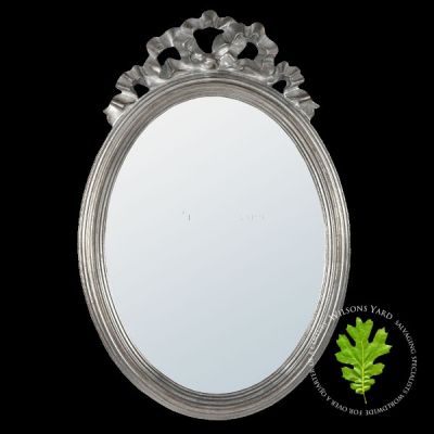 Distressed Silver Mirror