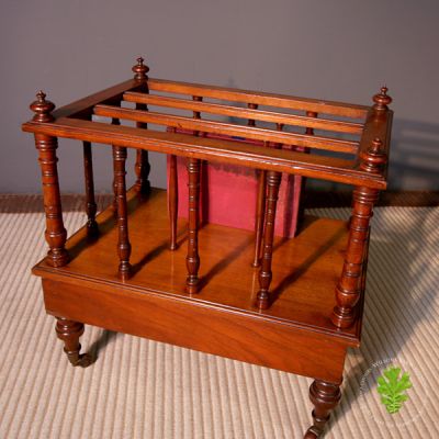 Good Quality Victorian Mahogany Canterbury (circa 1890)