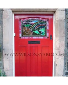 1930s style door in red