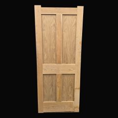 4 Panel Mortise and Tenon Contemporary Oak Door