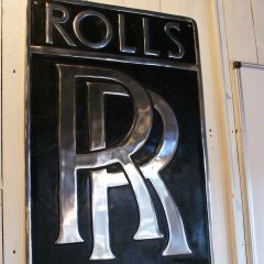 Vintage style car wall sign 