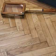 Reclaimed parquet flooring 