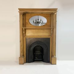 reclaimed english oak fireplace