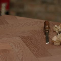 new parquet woodblock flooring 