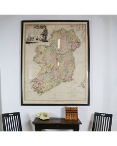 Antique Ireland map